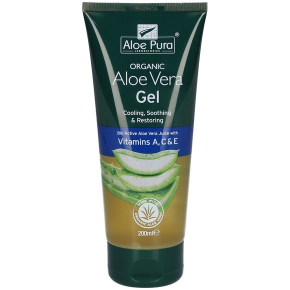 Optima Naturals Aloe Vera Gel mit Vitamin A, C, E - 200 ml