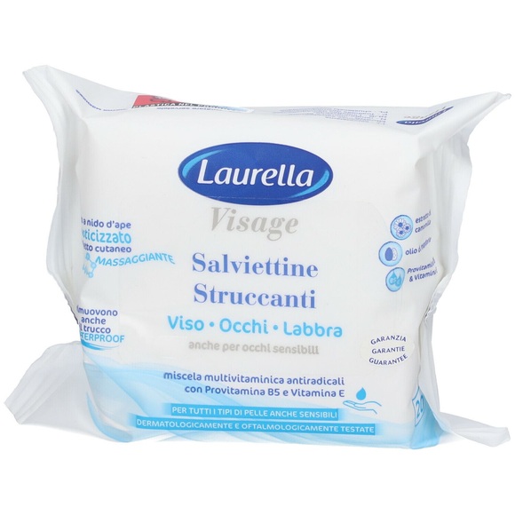 SILC S.p.A. Laurella Zarte feuchtigkeitsspendende Make-up-Tücher