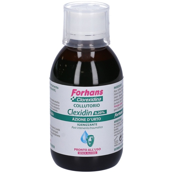 Uragme S.r.l. Forhans Clexidin® Antiseptische Mundwasserreinigung