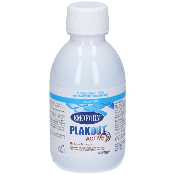 Polifarma Benessere S.r.l. Plakout® Mundwasser 0,12%.