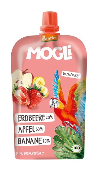 Mogli Trink Obst Erdbeere-Banane - 120g