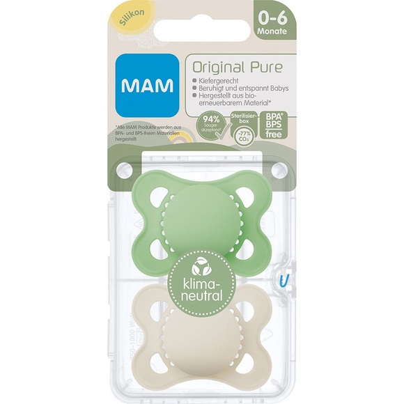 MAM Original Pure plain Silikon 0-6 (Farbe nicht frei wählbar)