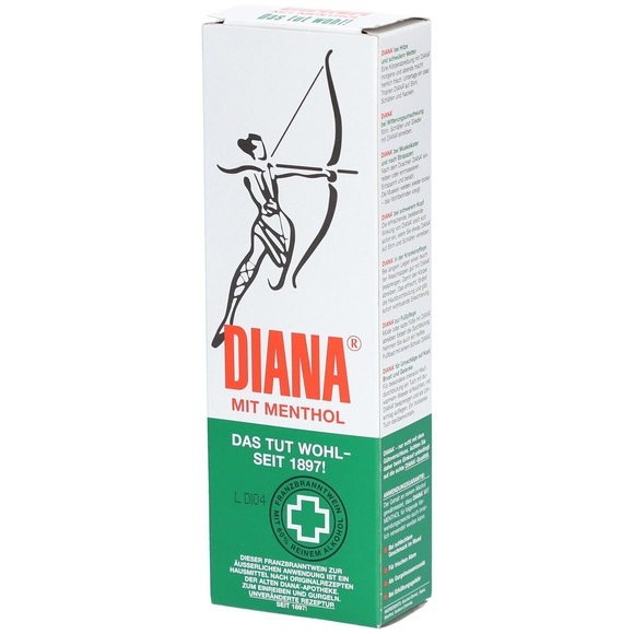 DIANA mit Menthol DIANA Franzbranntwein in der Glasflasche - 100 ml
