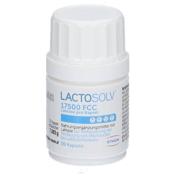 Lactosolv® Kapseln unterstützt die Milchzucker-Verdauung bei Laktoseintoleranz