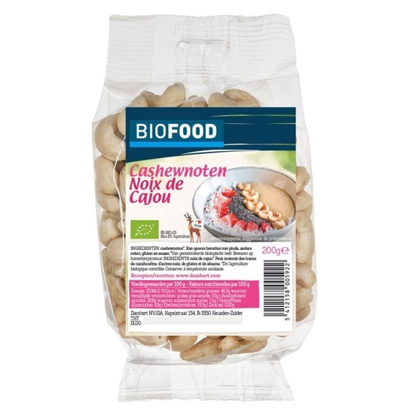 BIOFOOD Cashewnüsse BIO