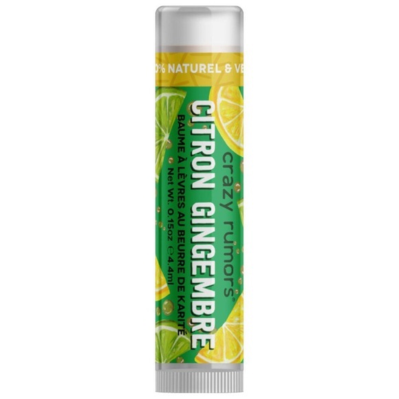 crazy rumors® Lippenbalsam Zitrone-Ingwer