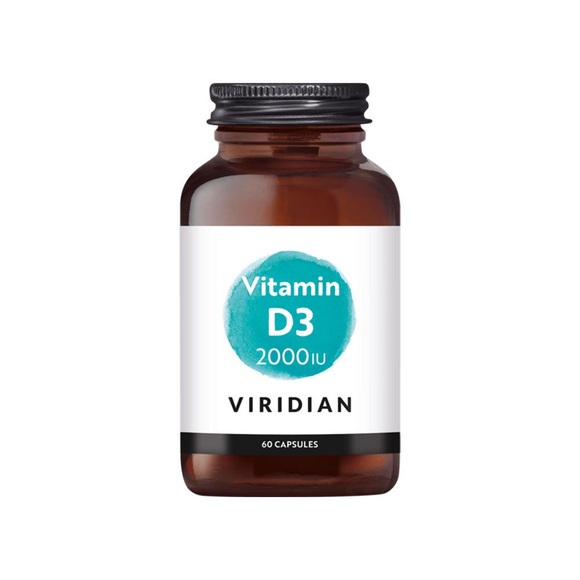 Viridian Vitamin D3 (Vegan) 2000 IU (50 mcg) 60 caps