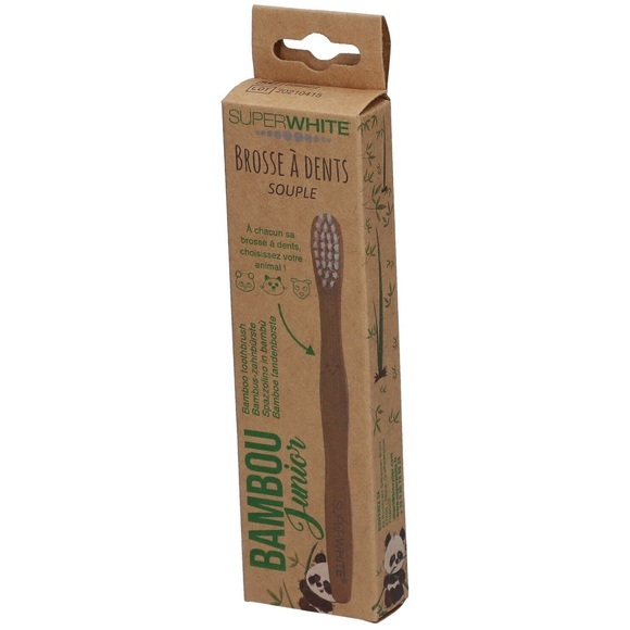 Superwhite Weiche Zahnbürste Bambus Junior