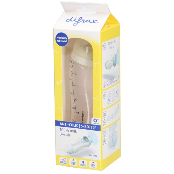 Difrax® Anti-Kolik Flasche Popcorn