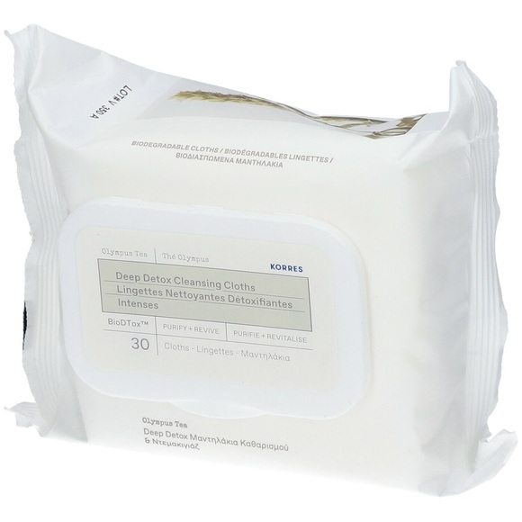 Korres Care - Olympus Tea Deep Detox Cleansing Cloths