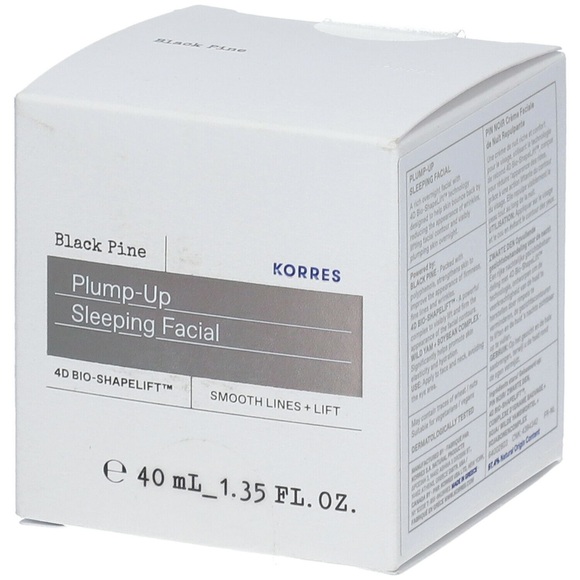 Korres natural products Korres natural products BLACK PINE 4D Pump-Up Sleeping Facial nachtcreme