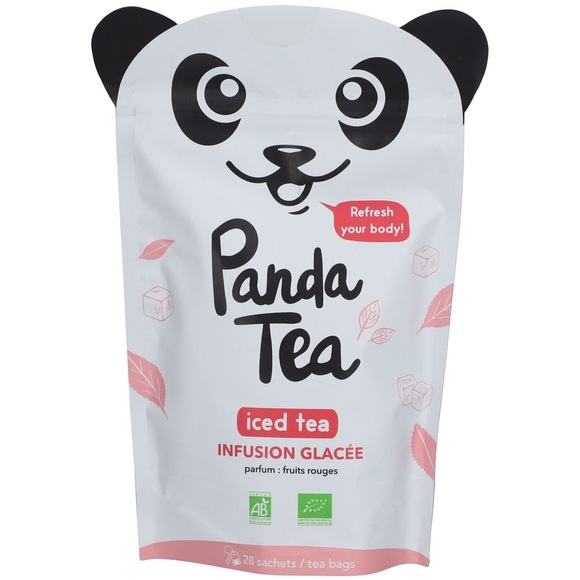Panda Tea Iced Tea Rode Vruchten
