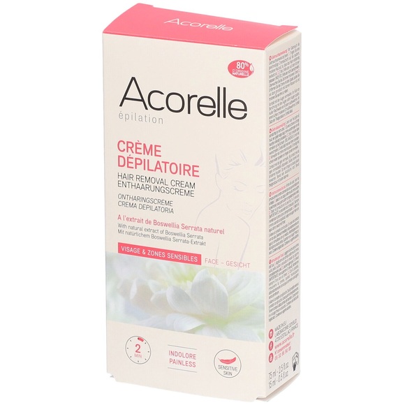 Acorelle Enthaarungscreme Gesicht und empfindliche Zonen