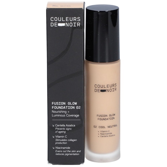 Farben Von Schwarz Fusion Glow Foundation 02 Cool Neutral