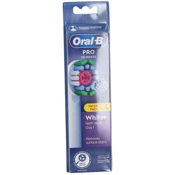 Oral-B Pro 3D White Ersatzbürstenköpfe x4