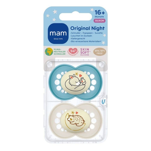 MAM Original Pure Night Silikon 16+ boy (Farbe nicht frei wählbar)