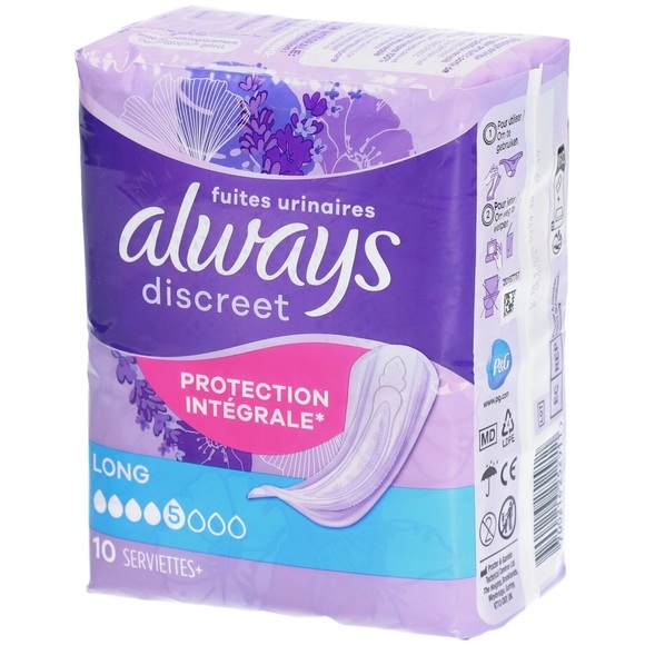 Always Discreet Blasenschwäche Vollständiger Schutz Binden