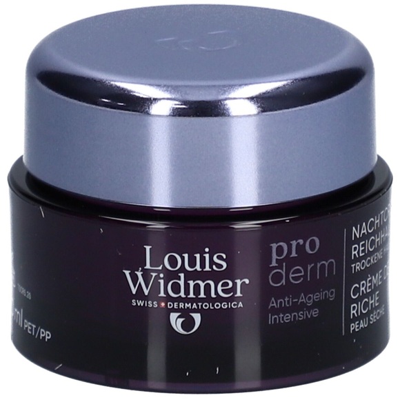 Louis Widmer Proderm Anti-Ageing Intensive Nachtcreme Reichhaltige Textur Ohne Parfum