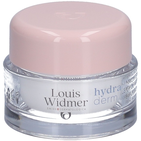 Louis Widmer Hydraderm Émulsion de Nuit Légèrement Parfumée (Nachtcreme mit leichtem Duft)