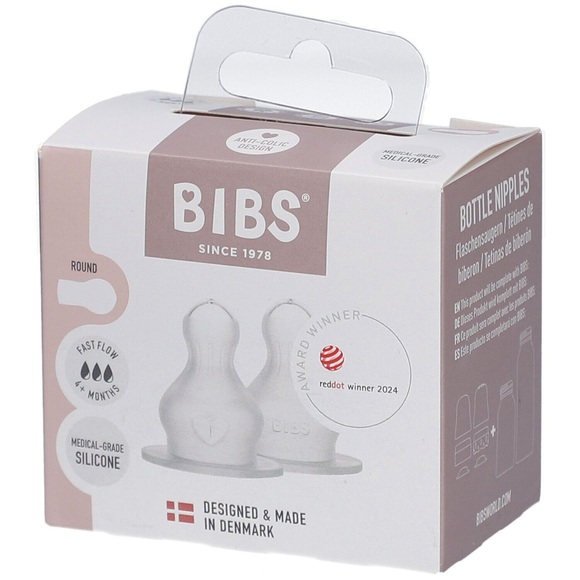 Bibs Flaschensauger Silikon 2er-Pack