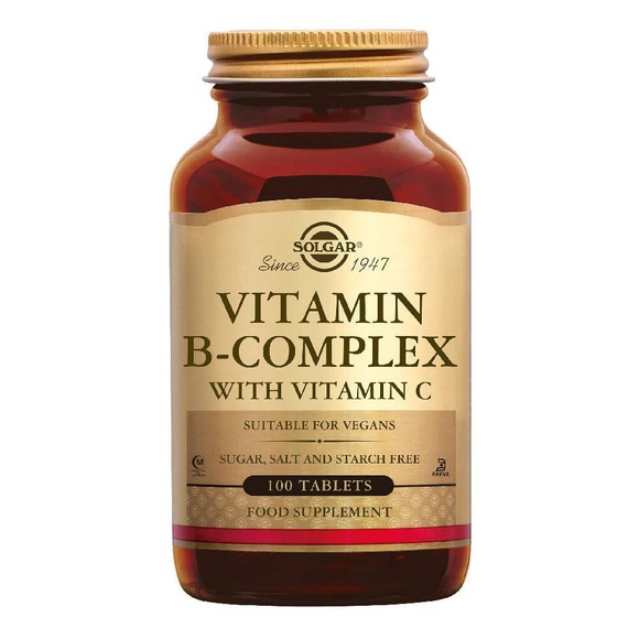 Solgar Complexe B + vitamine C Comprimés (Vitamines et suppléments ...