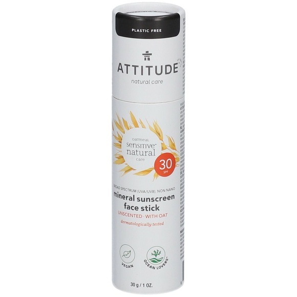 Attitude Sensitive Natural Care Mineralischer Sonnenschutz für das Gesicht Spf30