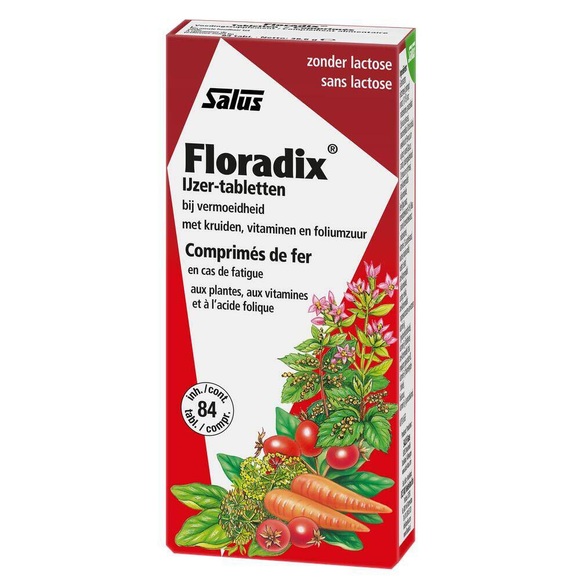 Salus Floradix Iron 84 Tablets (Vitamins & supplements , Minerals)
