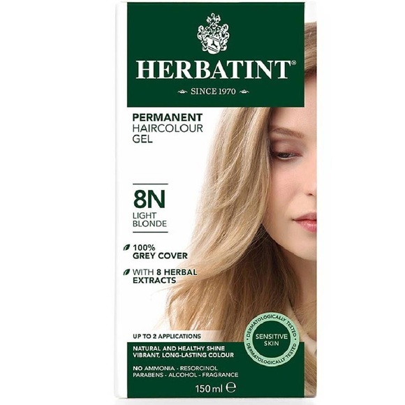 Herbatint® 8N hell blond Kastanienbraun permanent Haar Coloration