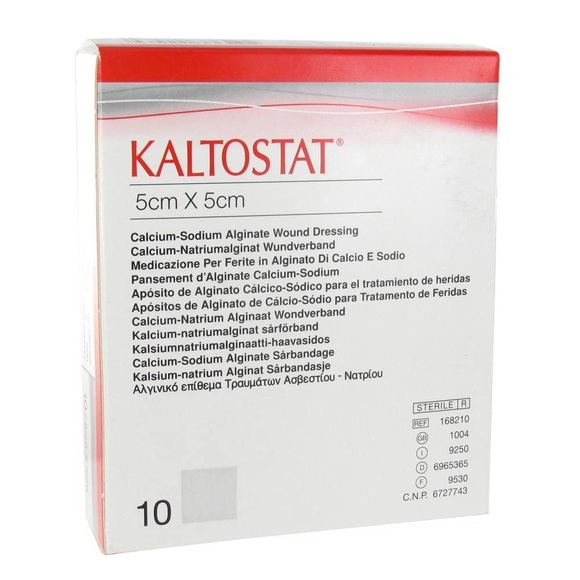 Kaltostat Kompressen 5x5cm steril (10 Stück)