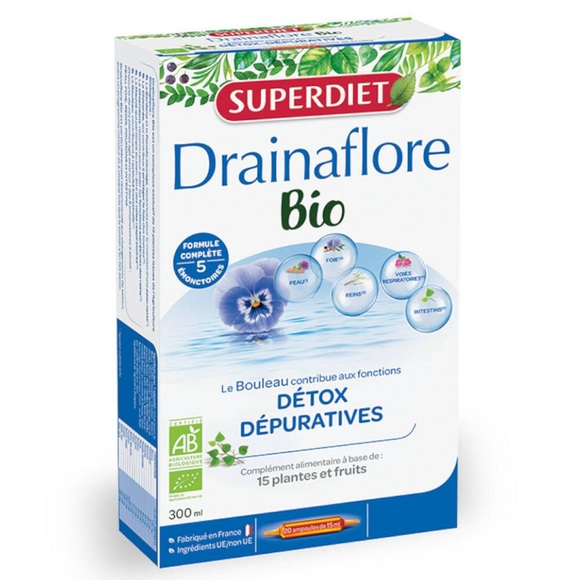 Superdiet Super Diet Drainaflore BIO Detox Ampullen