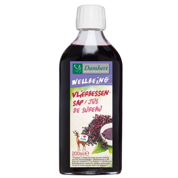 Damhert Wellbeing Holunder Sirup