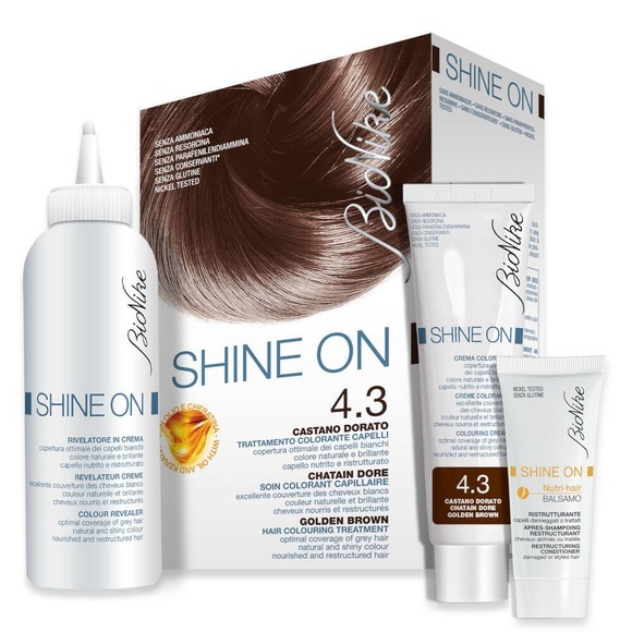 BioNike SHINE ON Pflegende Haarfarbe 4.3 Goldkastanie