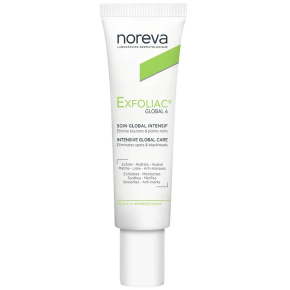 Exfoliac Global 6 Haut mit Akne Creme (40 ml)