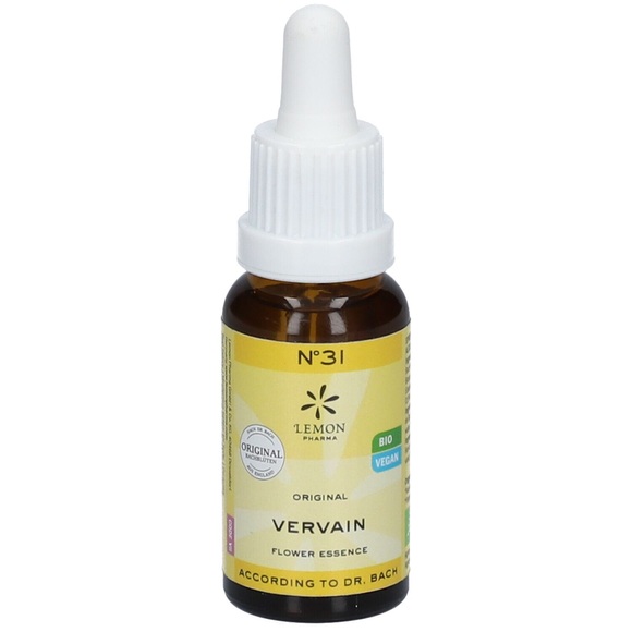 Bach Bloesem Lemon Pharma Original Bio Bachblüten Vervain No. 31