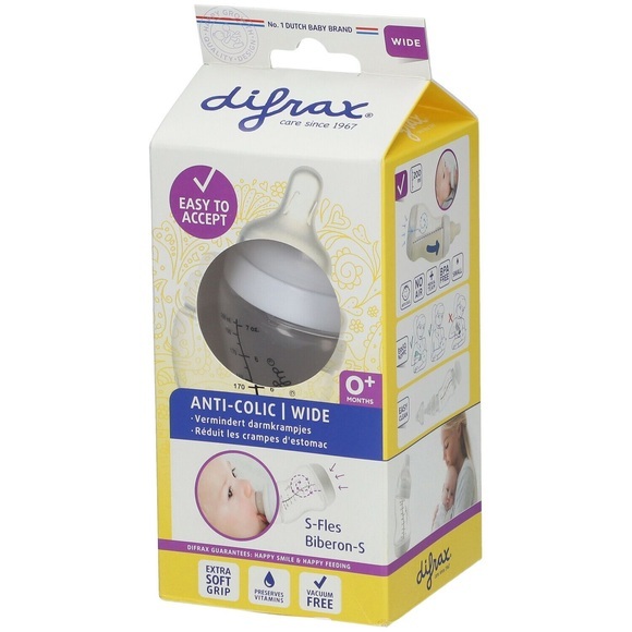 Difrax S-Babyflasche Wide