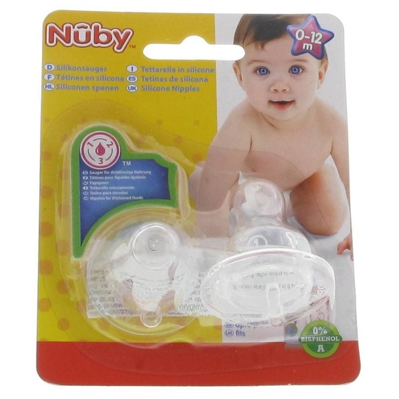 NUBY Varia-Silikonsauger (2 Stk.)