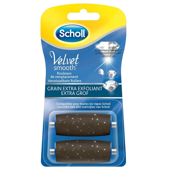 RECKITT BENCKISER HEALTHCARE Scholl Velvet Smooth Pedi extra stark mit Diamantpartikeln