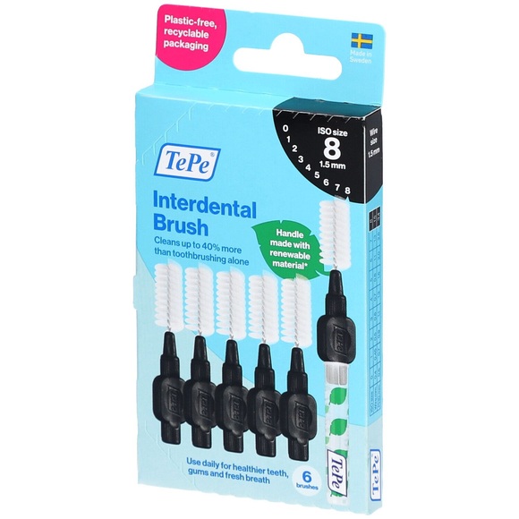 TePe® Interdental Brush 1,5 mm schwarz original