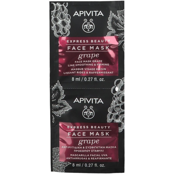 Apivita Line Smoothing & Firming Face Mask with Grape 16ml