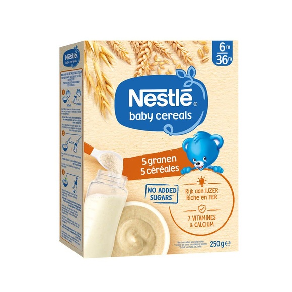 Nestlé® Baby Cereals 5 Getreide
