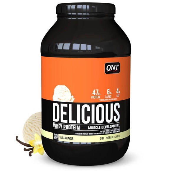 QNT - Delicious Whey Protein Powder Vanilla - 908g