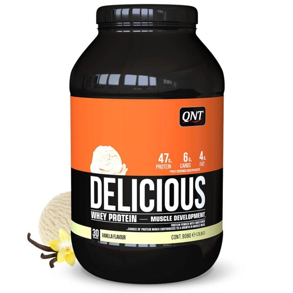 QNT - Delicious Whey Protein Powder Vanilla - 908g