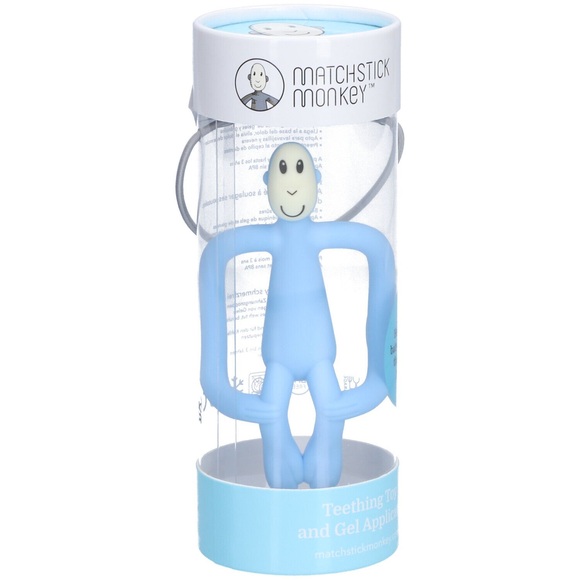 MATCHSTICK MONKEY Zahnungshilfe hellblau
