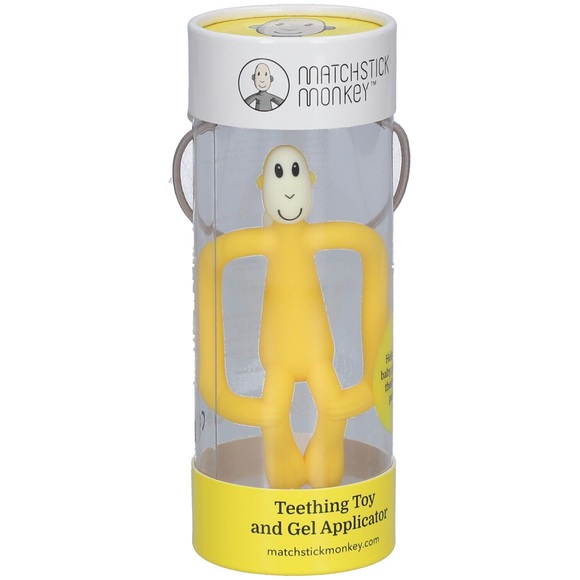 MATCHSTICK MONKEY Zahnungshilfe gelb