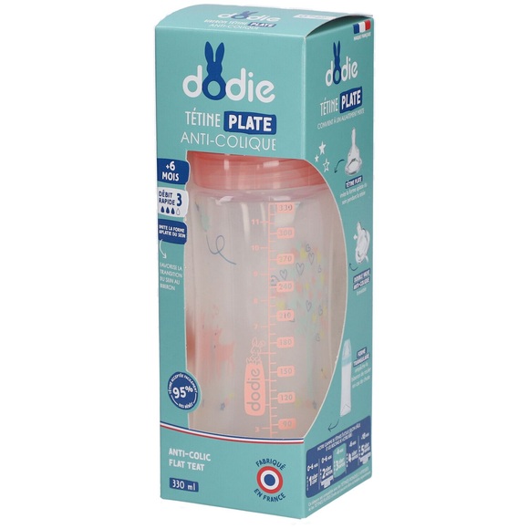 Dodie Flasche Flacher Sauger Langsamer Fluss Garten