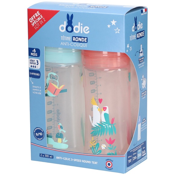 Dodie Flasche Rundsauger 3 Geschwindigkeiten Duo
