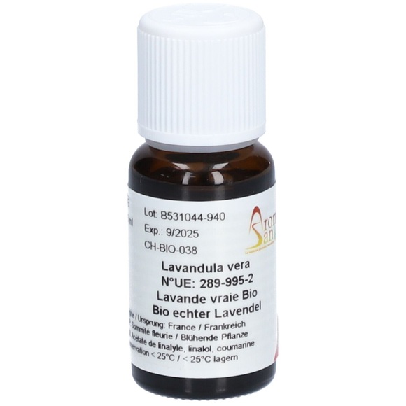 AromaSan Echter Lavendel Ätherisches Öl Bio (15ml)
