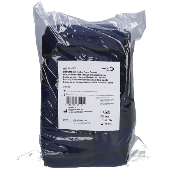 OMNIMED Ortho Omo Deluxe Schulterfix blau (1 Stück)