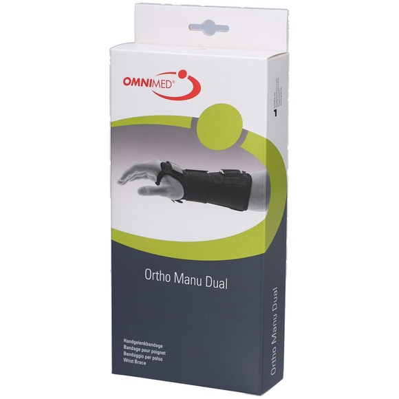 OMNIMED Ortho Manu Dual Handgelenkba S schwarz (1 Stück)