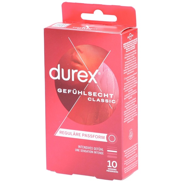 Durex 3038302 Gefühlsecht - Kondom (Transparent)